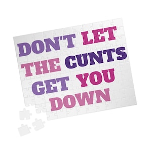 Funny Adult Puzzle: Sarcastic Quote Gag Gift
