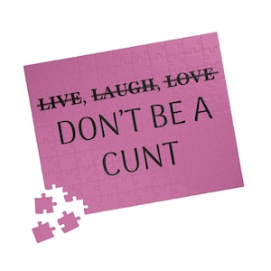 Puzzle adult naughty, humorous puzzle gifts, white elephant gifts, secret Santa gifts, cheeky puzzle