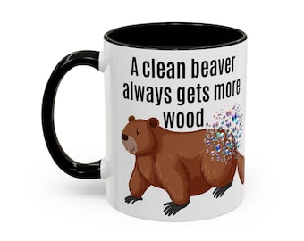 Mug with a funny saying, white elephant gift coffee mug.
