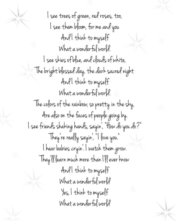i see trees of green lyrics