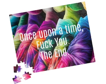 Funny Adult Jigsaw Puzzle: Sarcastic Quote Gift