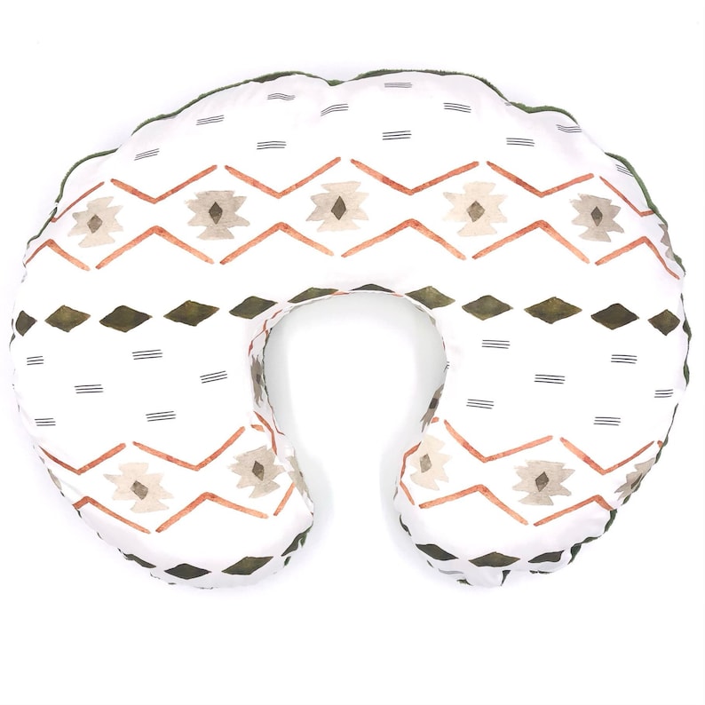 Nursing Pillow Cover VINTAGE MUDCLOTH Rust Nursing Pillow Etsy