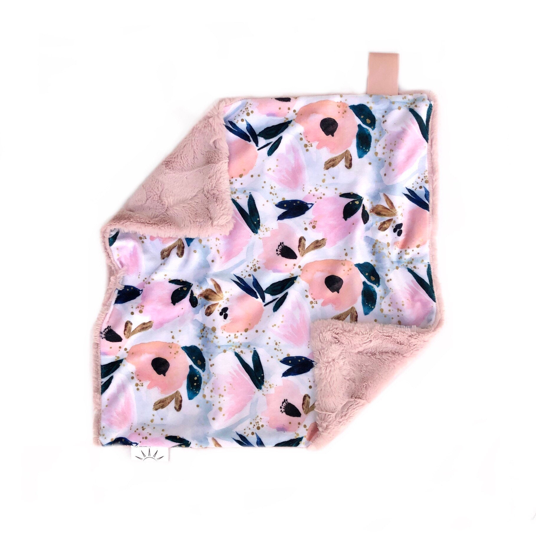 Lovey Blanket DREAMY FLORAL baby lovey security blanket Etsy