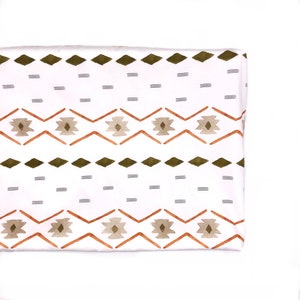 Crib Sheet or Changing Pad Cover- VINTAGE MUDCLOTH- boy Crib Sheet- boy Changing Pad Cover- boho Crib Sheet- boho Changing Pad-
