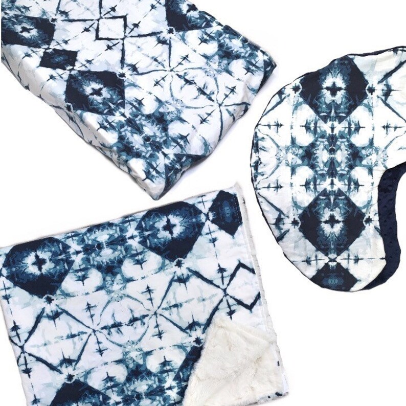 Crib Sheet Changing Pad Cover INDIGO BOHO Indigo Crib Etsy