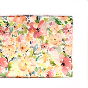 Crib Sheet or Changing Pad Cover- FLORAL LOVE- Girl Crib Sheet- Girl Changing Pad Cover- floral Crib Sheet- floral Changing Pad- floral