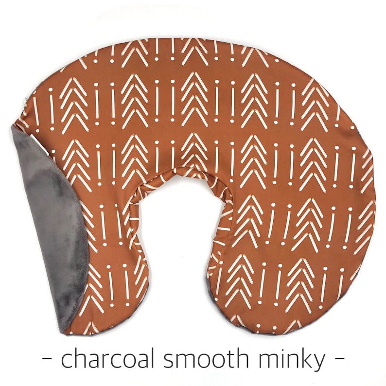Nursing Pillow Cover SICKLE MUDCLOTH COPPER Rust Nursing Etsy