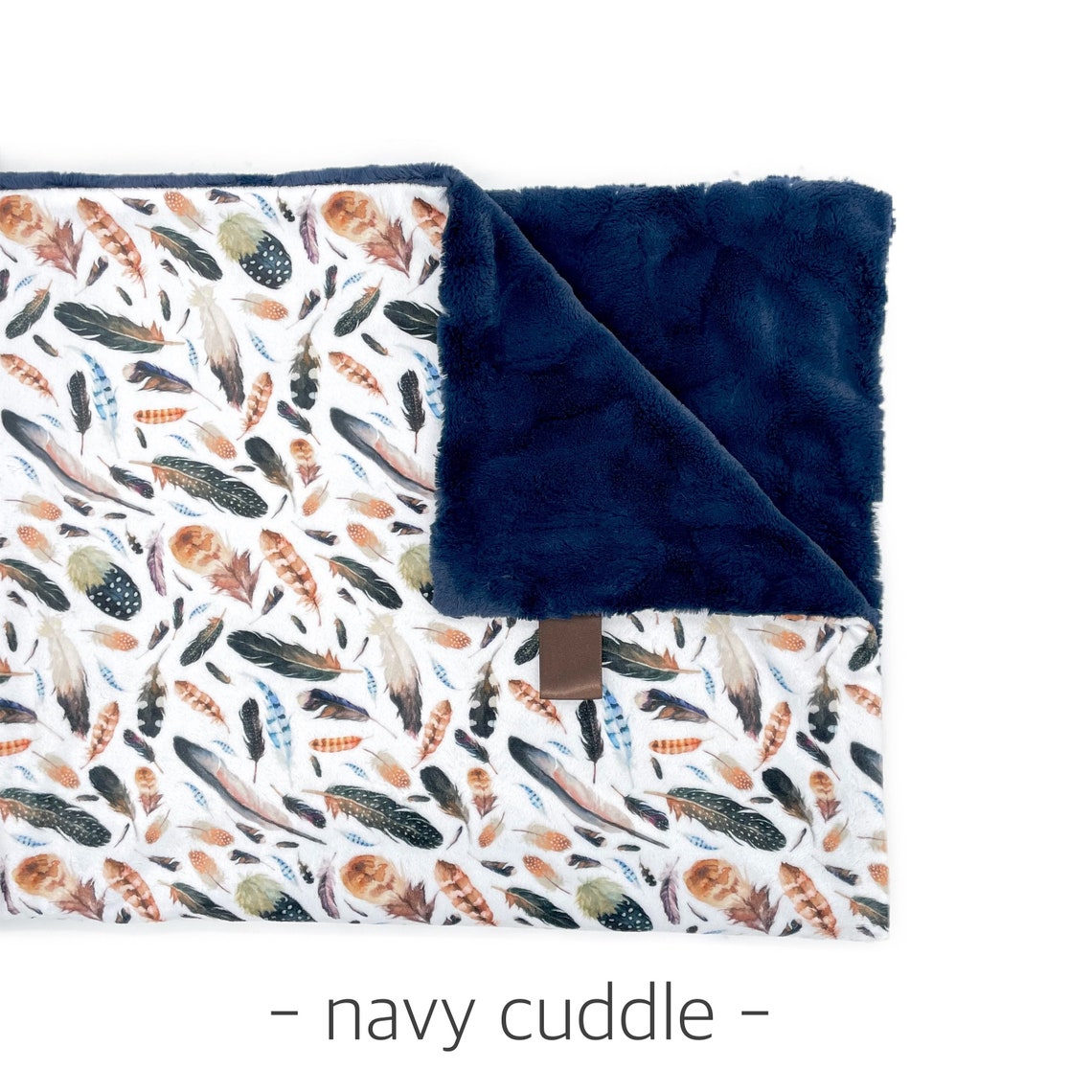 Baby Blanket WESTERN FEATHERS Cuddle Blanket Minky Blanket Etsy