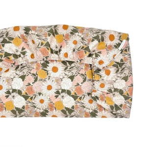 Crib Sheet or Changing Pad Cover- NAOMI FLORAL- Girl Crib Sheet- Girl Changing Pad Cover- floral Crib Sheet- floral Changing Pad- Bedding
