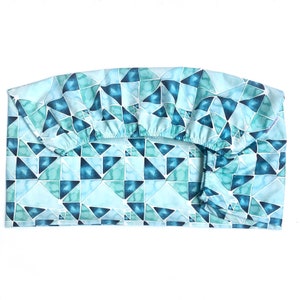 Crib Sheet- Changing Pad Cover- OCEAN TILES- boy crib sheet- girl crib sheet- aqua bedding- watercolor bedding-  ocean bedding- FREE Ship!