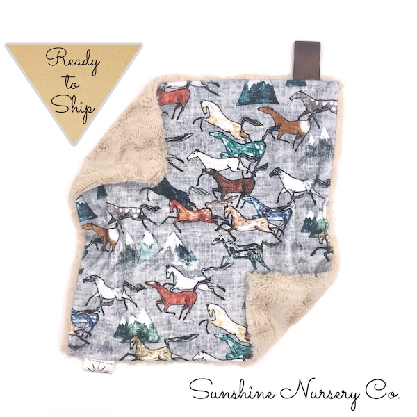 Horse Baby Blanket Etsy