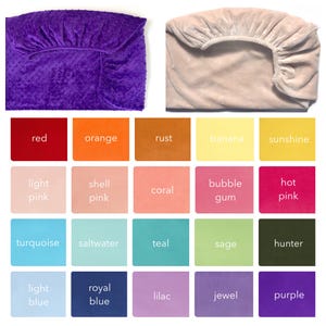 MINKY CRIB SHEET- minky dot- fitted crib sheet- baby bedding- boy- girl- cot- nursery- baby- newborn- nursery