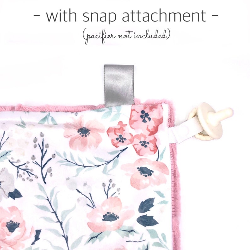 Lovey Blanket Free Shipping! girl lovey lovey ready to ship baby lovey baby gift baby blanket MEADOW FLORAL security blanket