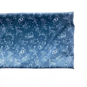 Crib Sheet- Changing Pad Cover- CONSTELLATIONS- boy crib sheet- boy changing pad- Star bedding- boy bedding- celestial bedding- blue bedding