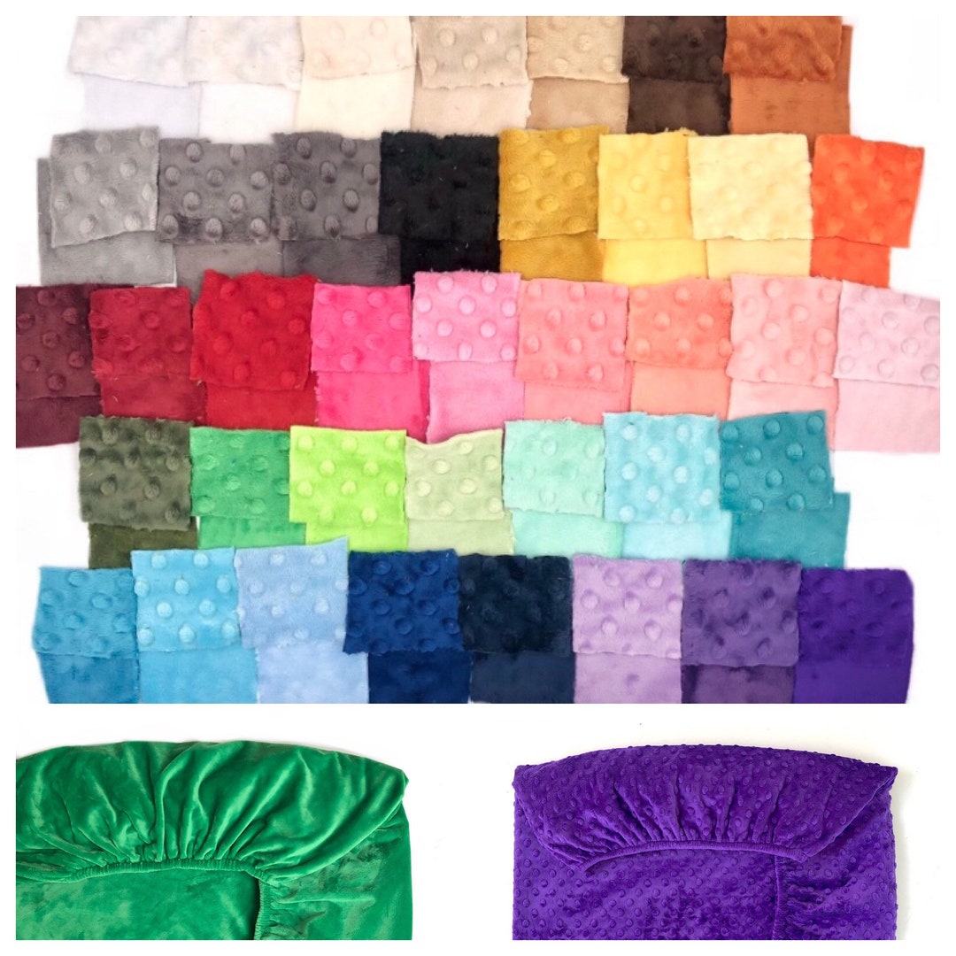 MINKY CRIB SHEET Minky Dot Crib Sheet Fitted Crib Sheet Baby Bedding