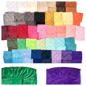 Minky dot crib sheet clearance
