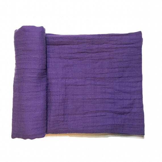 purple muslin swaddle blankets