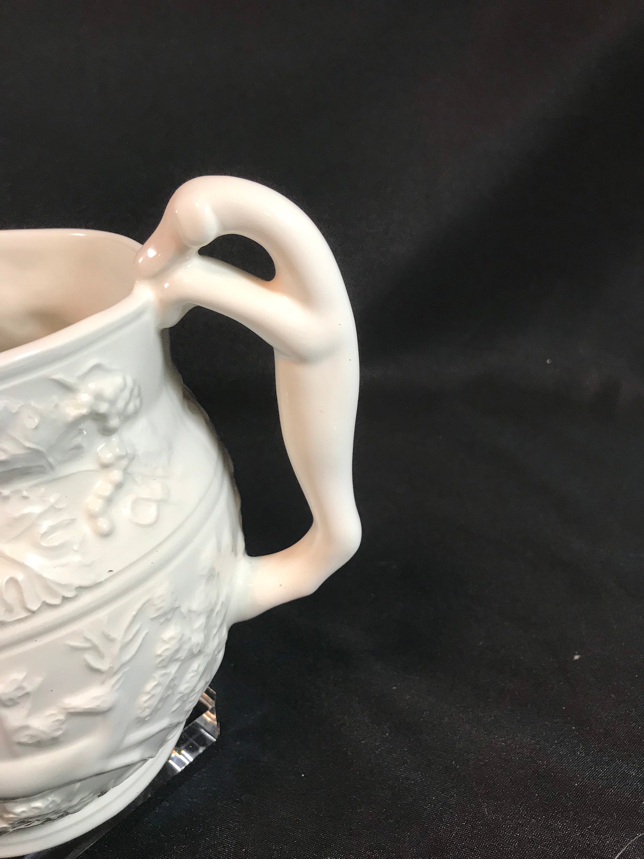 The Pitcher of the Hound, White Pitcher Made in Italy - Etsy