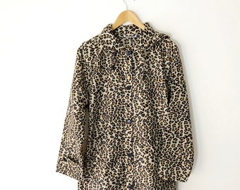 Leopard Raincoat - Etsy