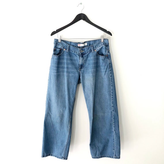 Vintage Levi's 550 Blue Relaxed Fit Straight Leg Jeans - Etsy Finland