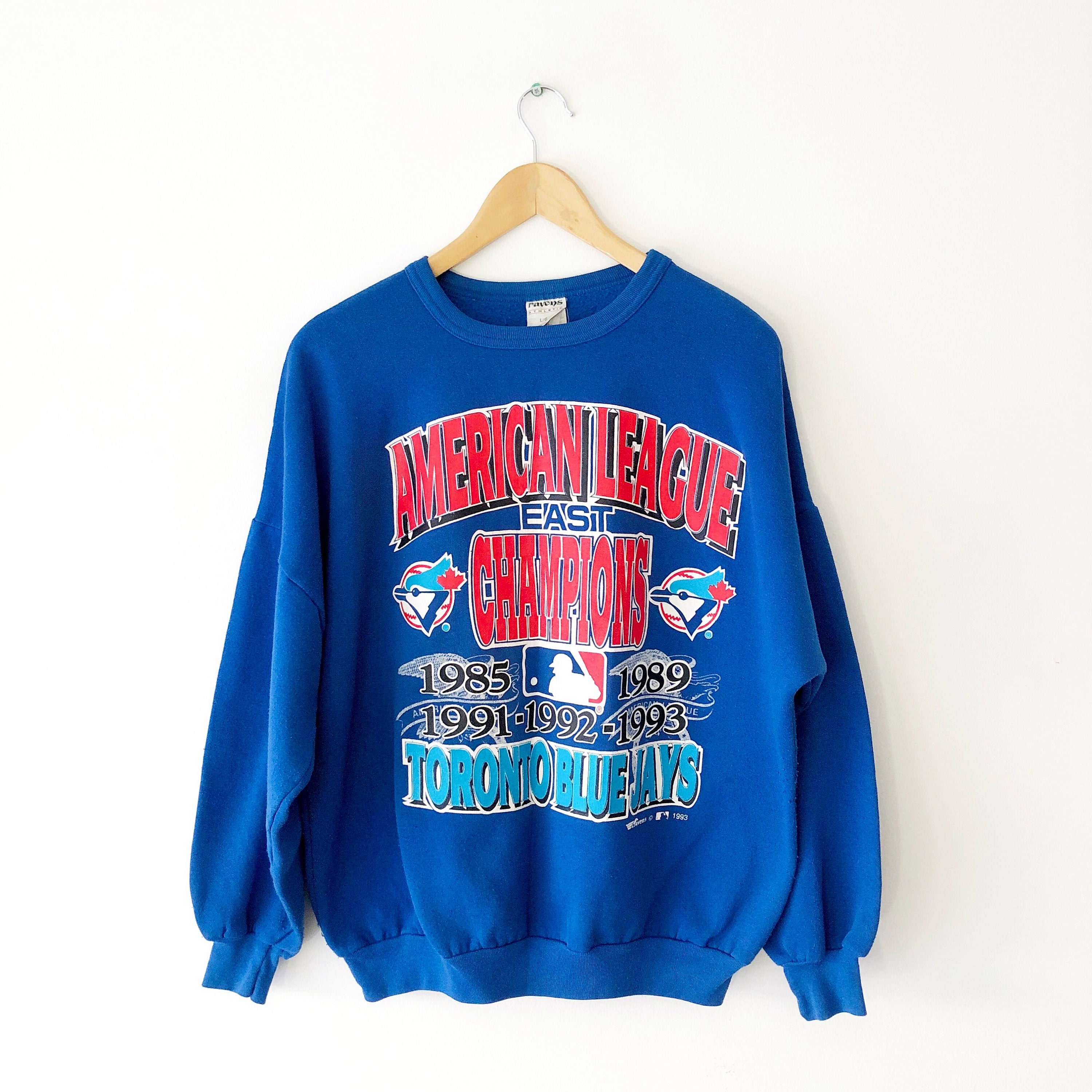Vintage MLB (Revens) - Toronto Blue Jays Crew Neck Sweatshirt 1992