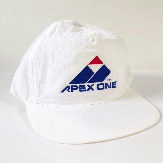 Vintage 90s Apex One Embroidered White 
