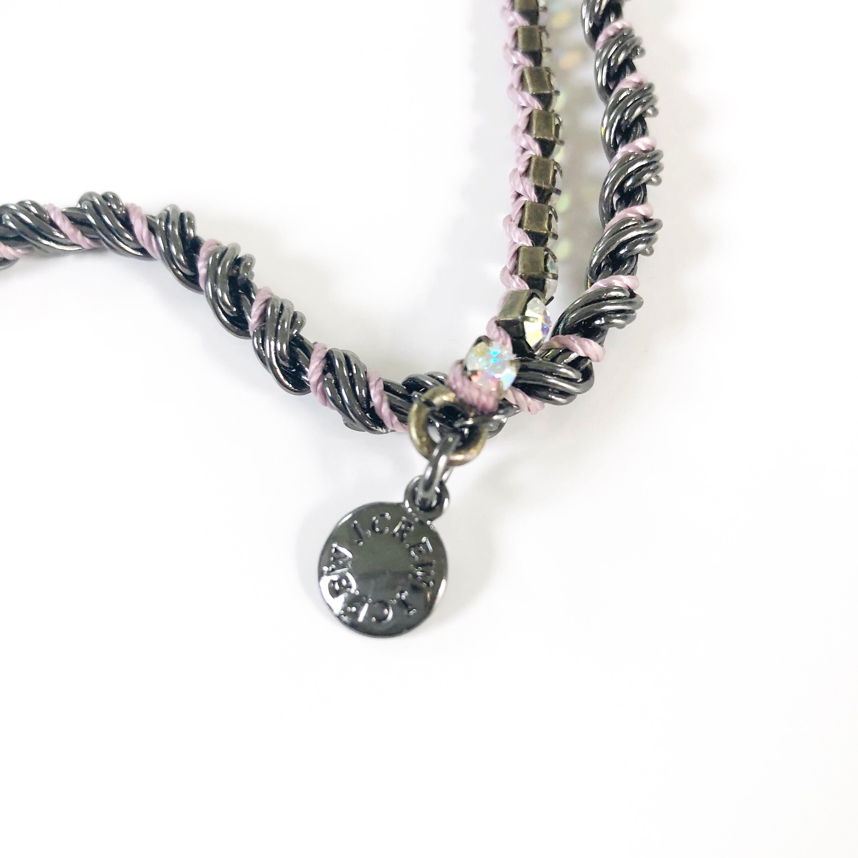 Vintage y2k J.Crew Double Strand Long Rhinestone Chain Etsy