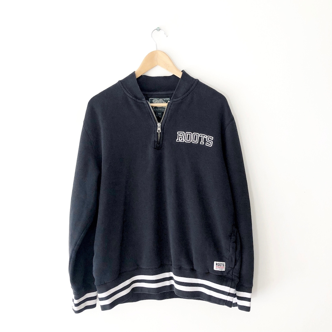 Half zip hotsell sweater roots