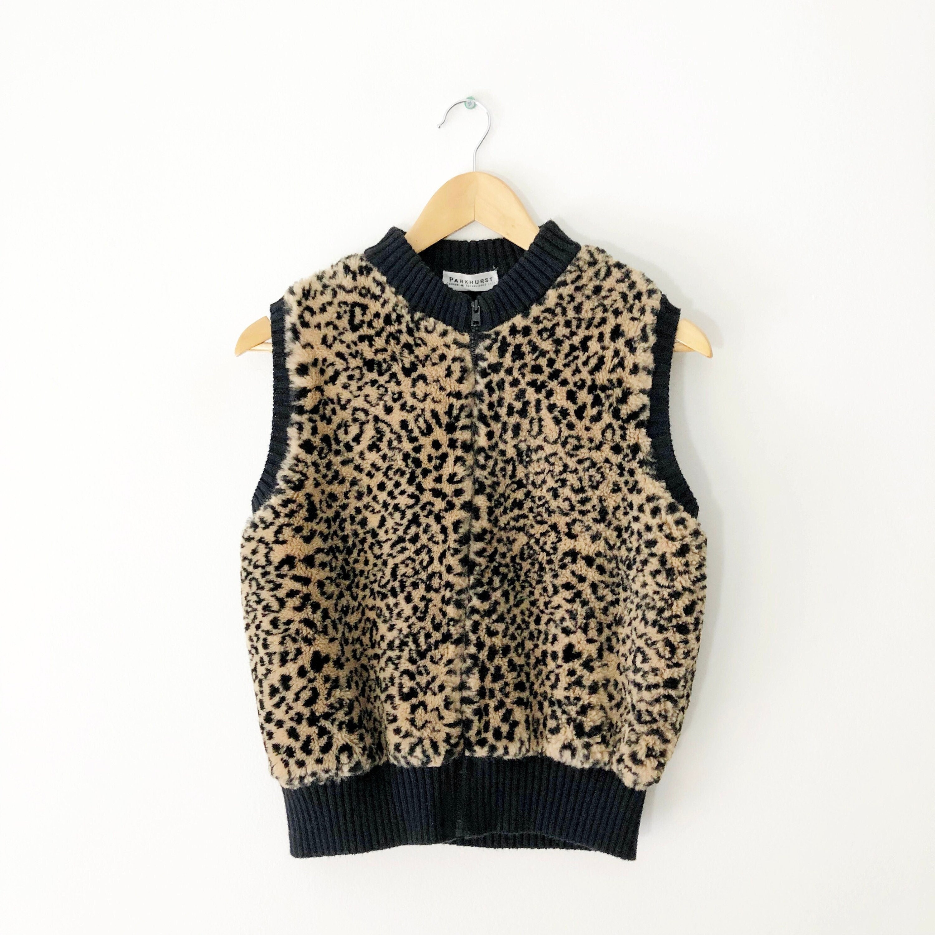 Vest leopard deals