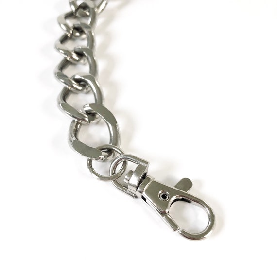 silver chain link belt