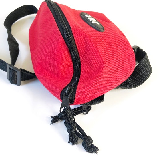 Red and black fanny pack sale