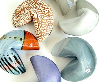 Ceramic Fortune Cookies - High Fire