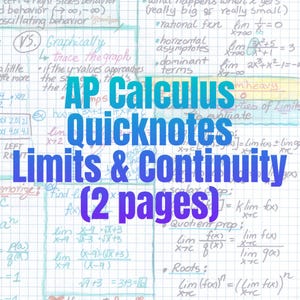 AP Calculus Essential Summary - Limits & Continuity
