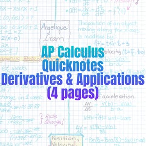AP Calculus Essential Summary - Derivatives & Applications