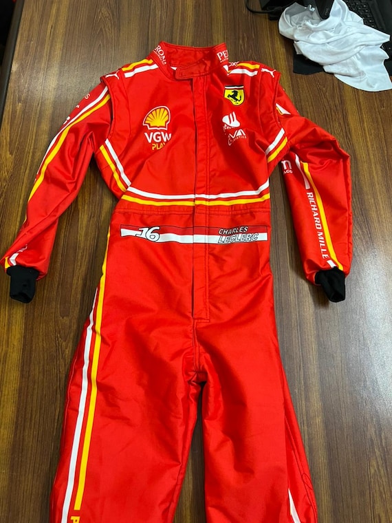 フェラーリ F1スーツ シャルル・ルクレール チームレーシング