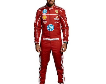 ルイス・ハミルトン フェラーリ レーシングスーツ 2025 レーシング