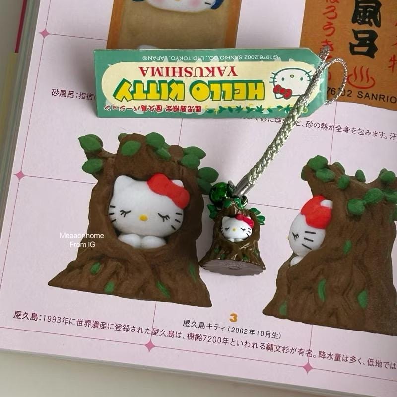 ハローキティ 携帯チャームストラップ ヴィンテージ サンリオ 2002