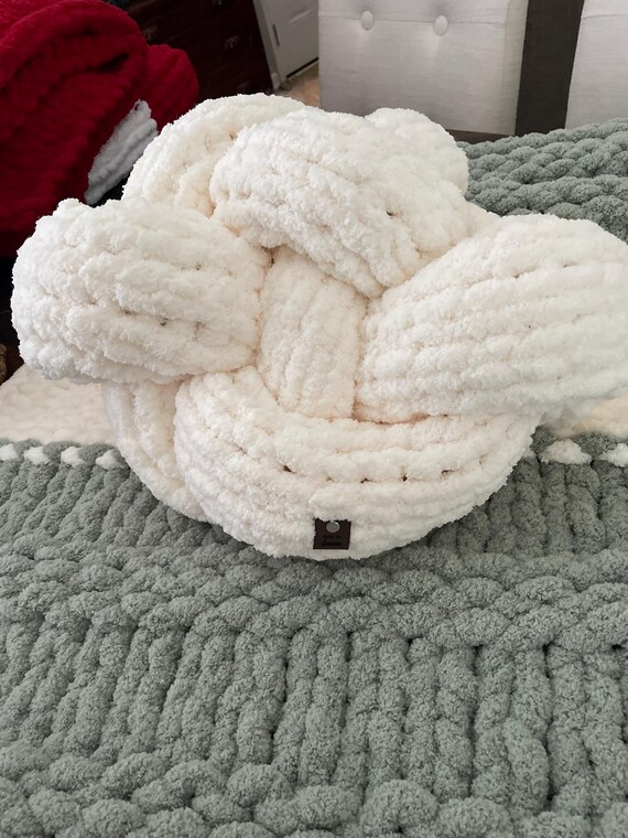 Tie the Knot Pillow Soft and Cozy This Throw Pillow Will Add