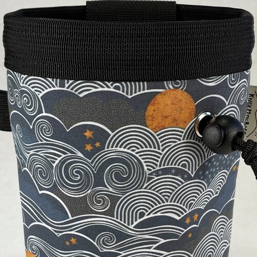 Rock Climbing Chalk Bag Yellow Pink Aqua Triangle Design Etsy