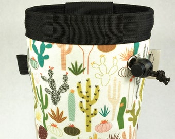 Cactus Varieties Rock Climbing Chalk Bag