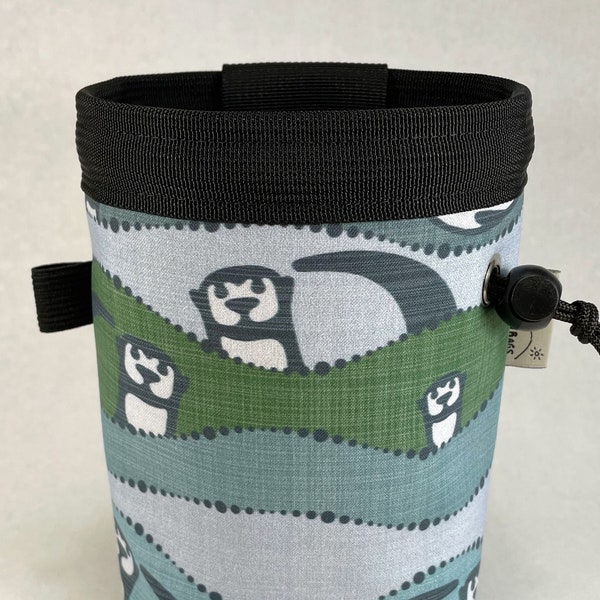 Otters and Waves Rock Climbing Chalk Bag