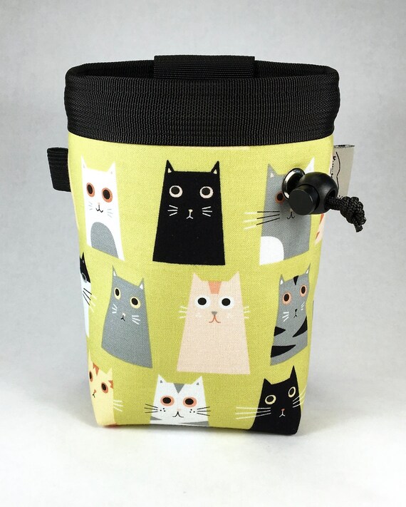 Chalk bag Cats Climbing Chalk Bag Chalk bag Climbing Rock Etsy