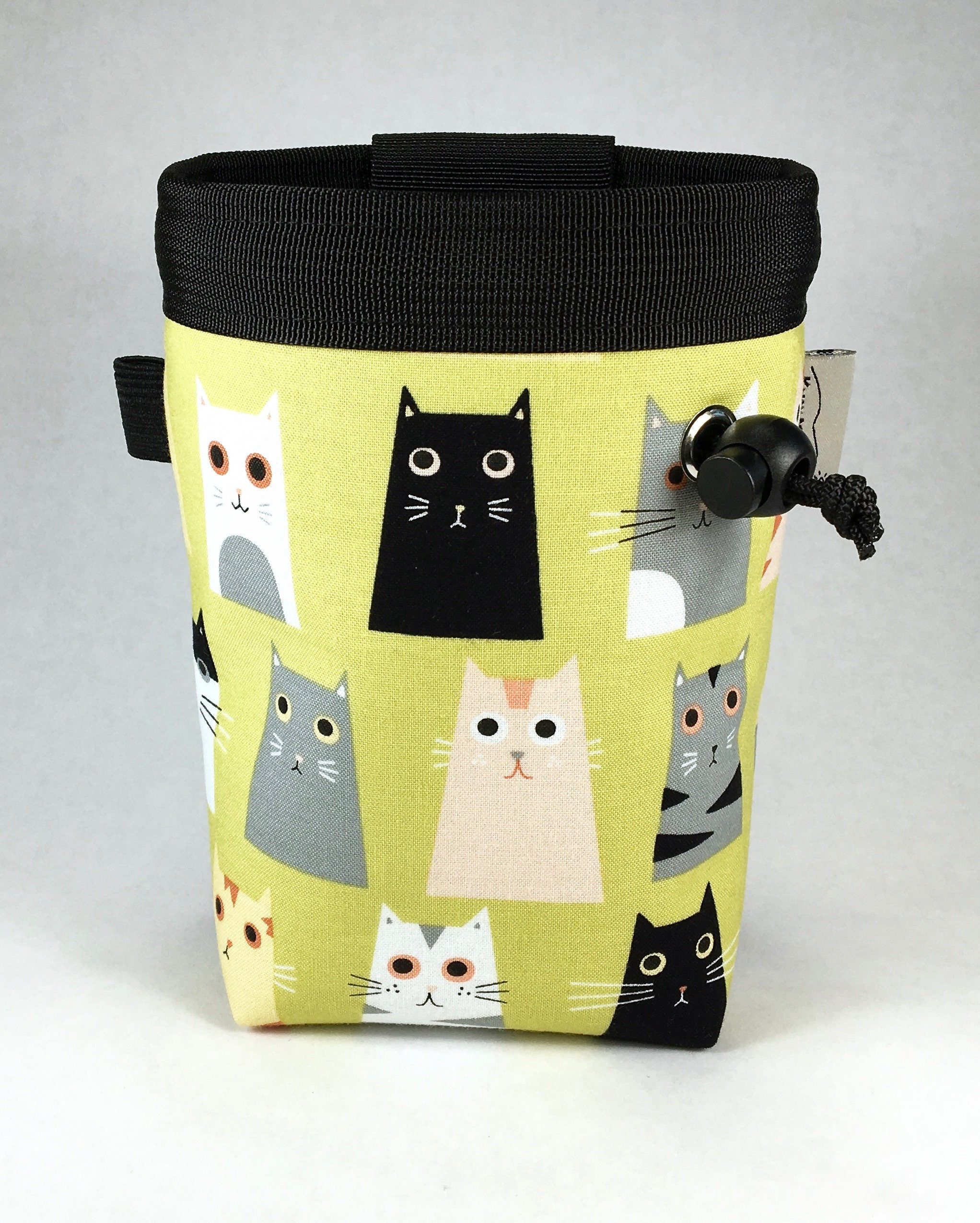 Chalk bag Cats Climbing Chalk Bag Chalk bag Climbing Rock Etsy