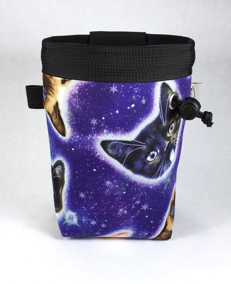 Cat Heads in Space Rock Climbing Chalk Bag Etsy
