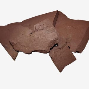 Red Slate Stone Bundle: Rustic Aquarium Landscaping Decor - Set of 5