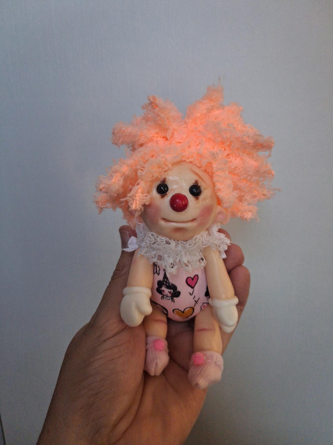 Ooak Miniature Baby, Sculpted Clown, Clown - Etsy