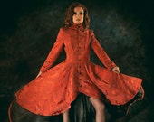 Wedding coat- long coat- Bridal coat- frockcoat. Made to order, colour of your choice. UK clothing size of your choice.