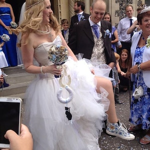 Steampunk wedding dress- Alternative prom dress- Alice in wonderland- MADE TO ORDER