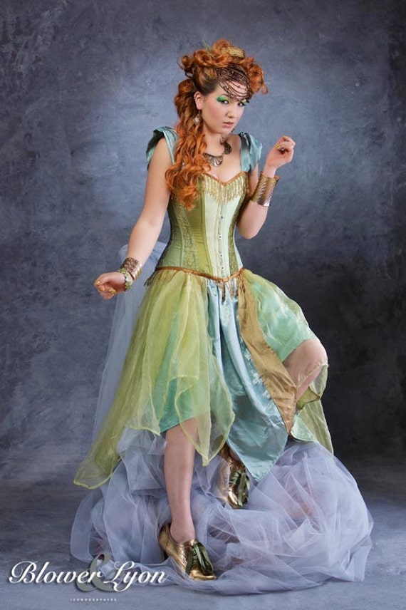 Alternative Wedding Dress - Steampunk Wedding Dress- Alternative Prom Dress-  Absinthe Fairy Costume. Your Choice of Colour. MADE TO ORDER - Etsy