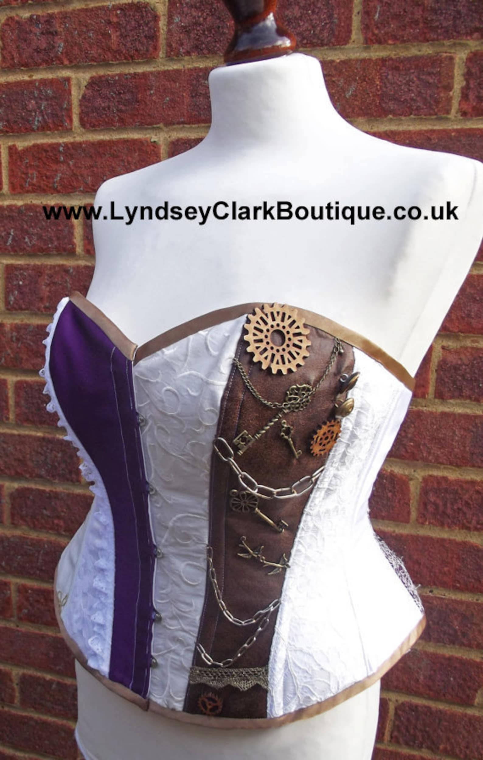 Steampunk Wedding Dress Alternative Wedding Dress Purple - Etsy
